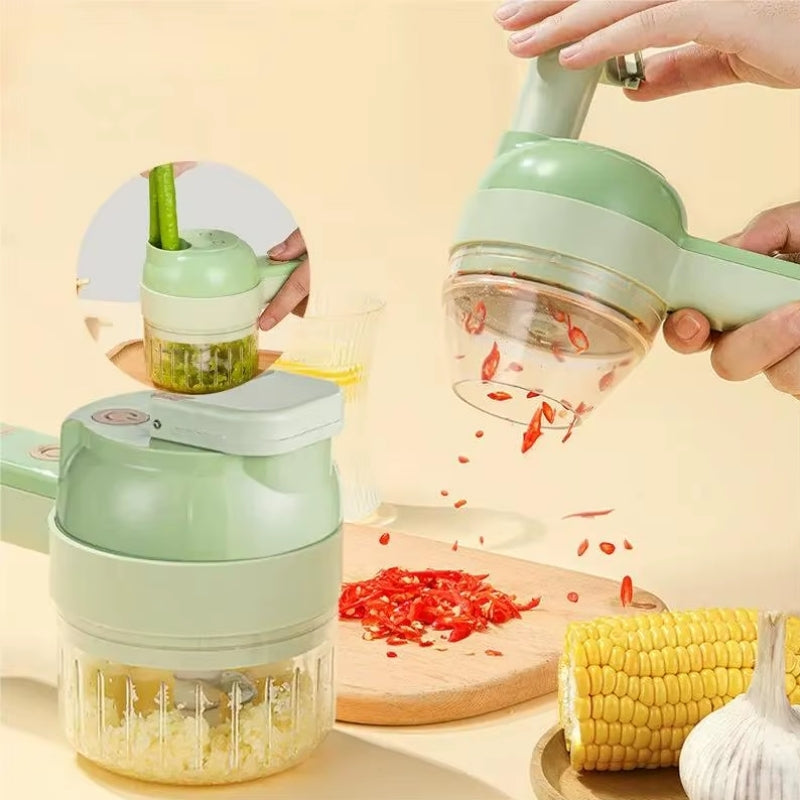 ChopMaster - Elektrische groentesnijder met USB-oplaadbaar en draadloos ontwerp