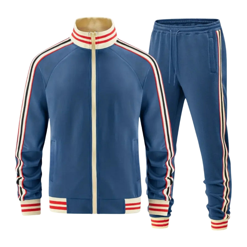 Mason – Gestreept Trainingspak met Sweatshirt met Rits