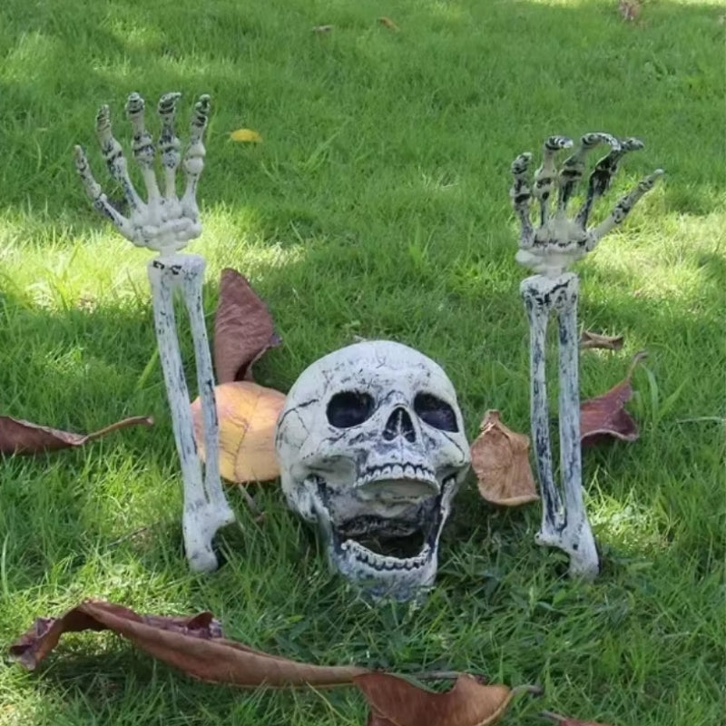 BoneChill - Halloween Skelet en Menselijk Hoofd Decoratie voor Feestjes