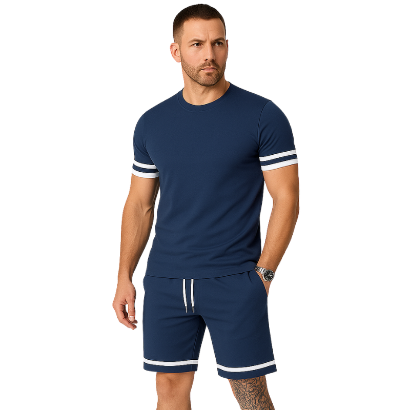 Albert – 2 Delige set met T-shirt met korte mouwen en korte broek