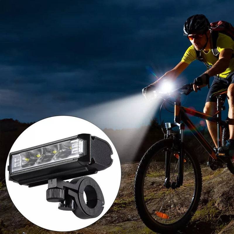 BrightRide – Krachtige LED-voorlamp voor de fiets met waterdichte constructie en snelkoppeling