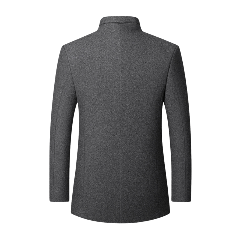 Edward – Blazer met lange mouwen knoopsluiting en voorzakken