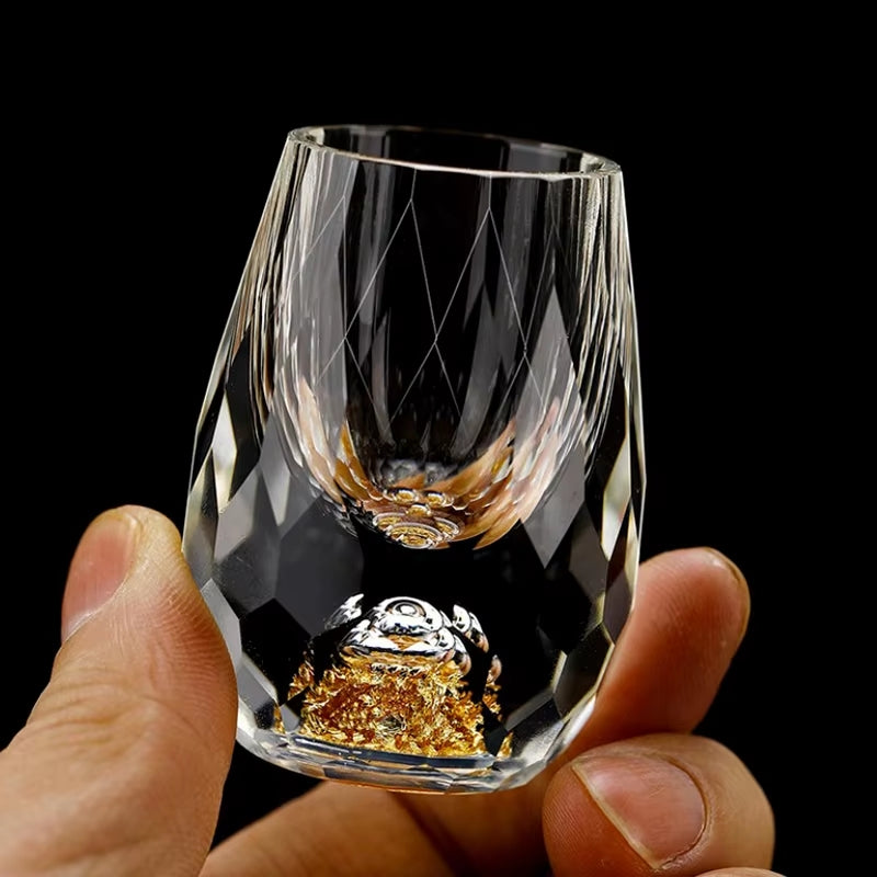 SipAura – Handgemaakt Kristallen Glas met Gouden Details