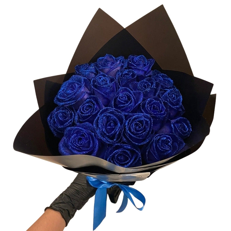 LumiPetal – Glitterrozen met Sprankelende Afwerking voor Elegante Decoratie