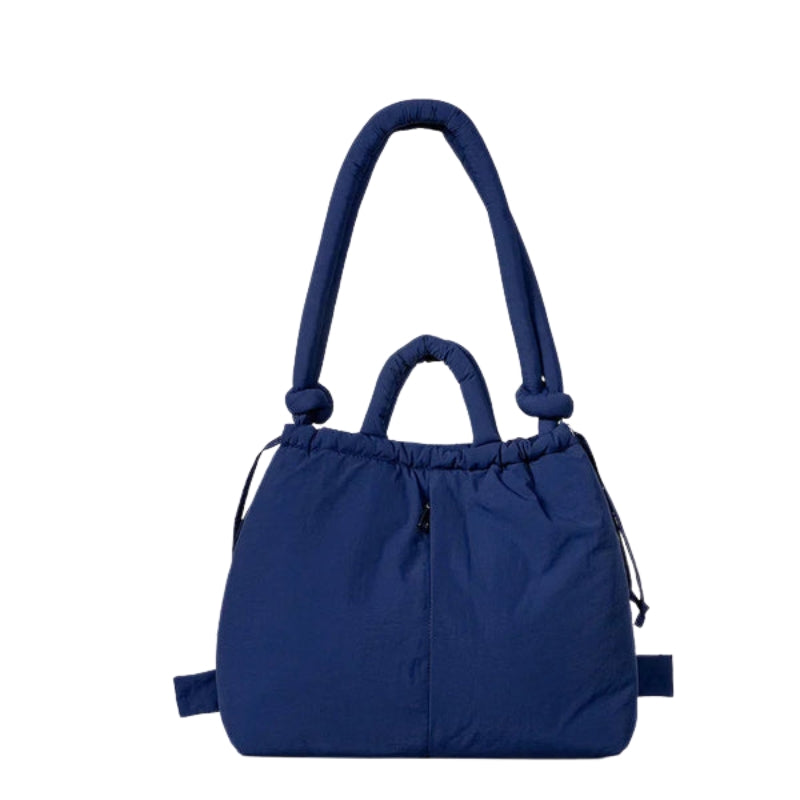 Kendra – Ruime tote bag met geknoopte schouderriem