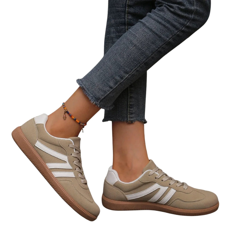 Maya – Vetersneakers met Luipaardprint en Ronde Teen