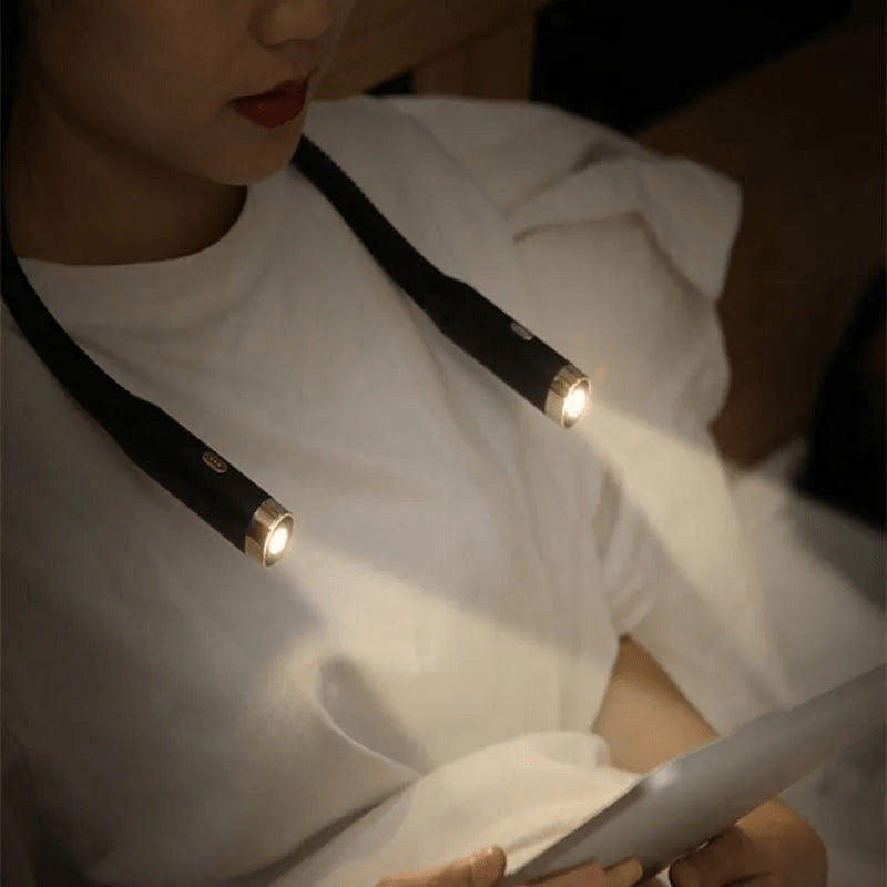 FlexRead - Draagbare Nek Leeslamp met Flexibel Ontwerp en USB Oplaadbaar