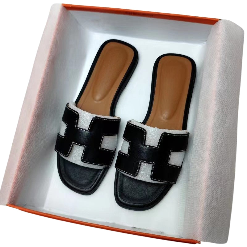 Jasmine - Open Teen Pantoffels met Uitgesneden Ontwerp