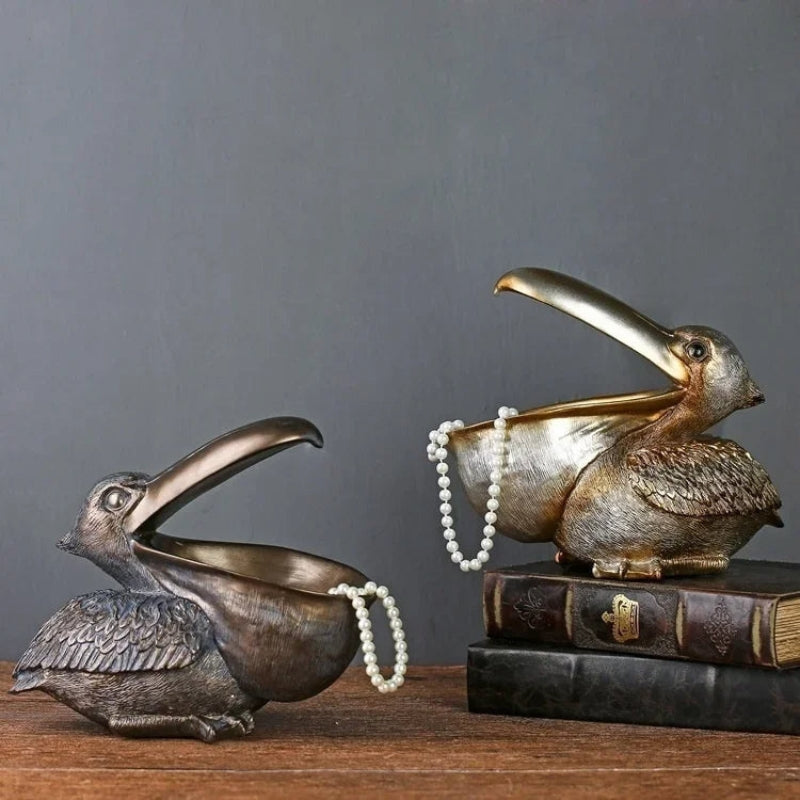 LumiTray – Decoratief opslag dienblad met artistieke vogelvorm en compact ontwerp