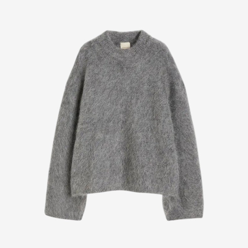 Sydney – Oversized Trui met Ronde Hals en Lange Mouwen