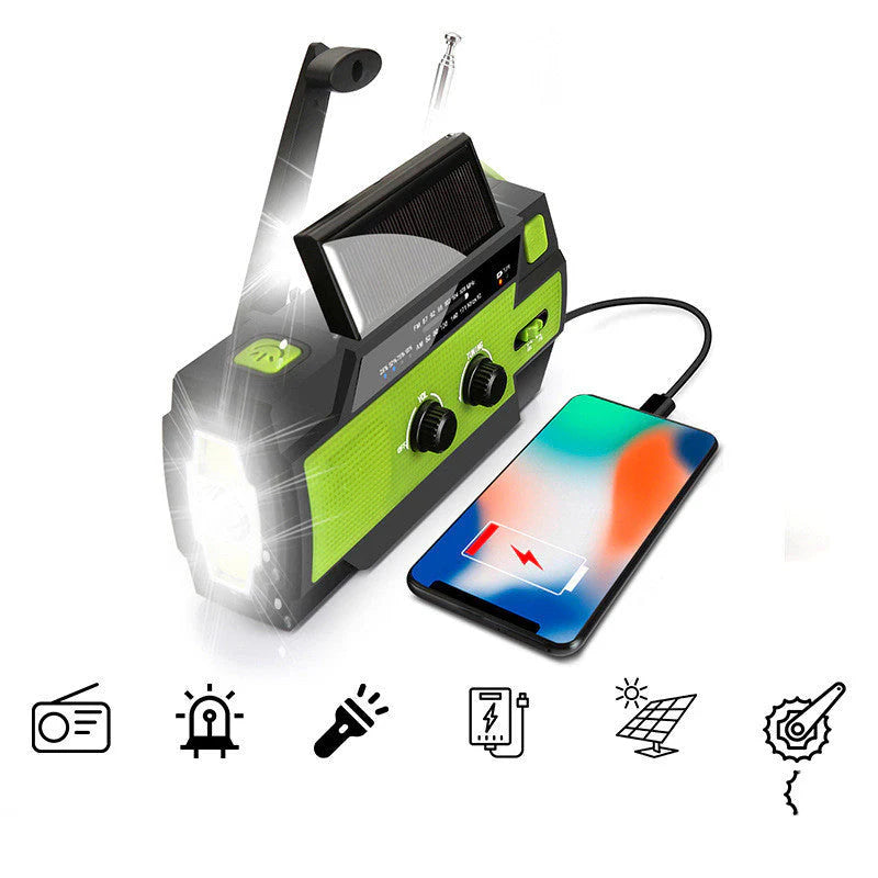 TerraVolt - Solar-powered radio en powerbank voor noodgevallen