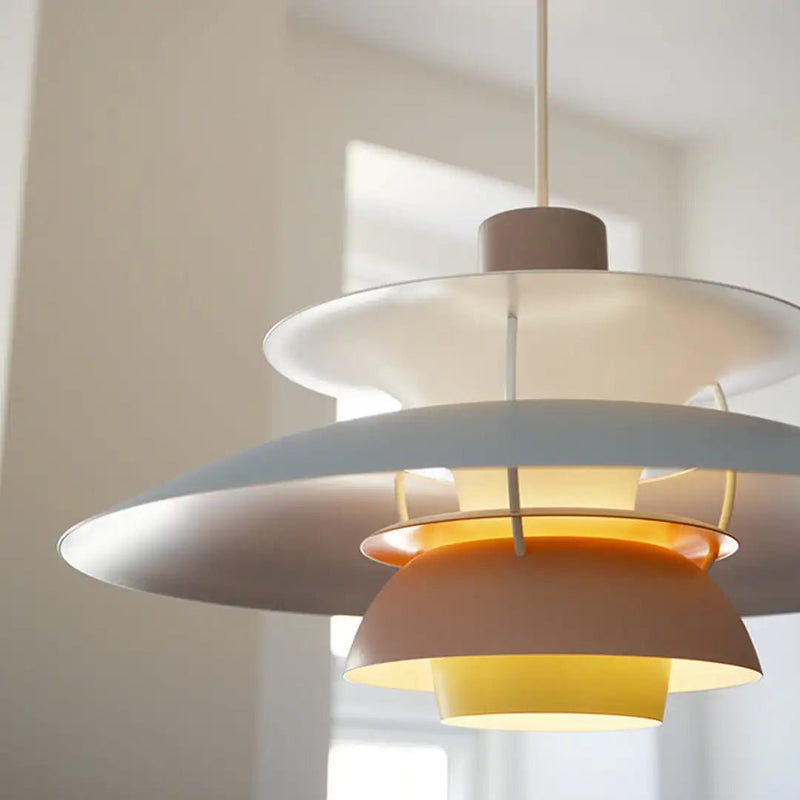 LumaCraft - Moderne Hanglampen met Artistiek Gelaagde Kappen voor Elegante Verlichting