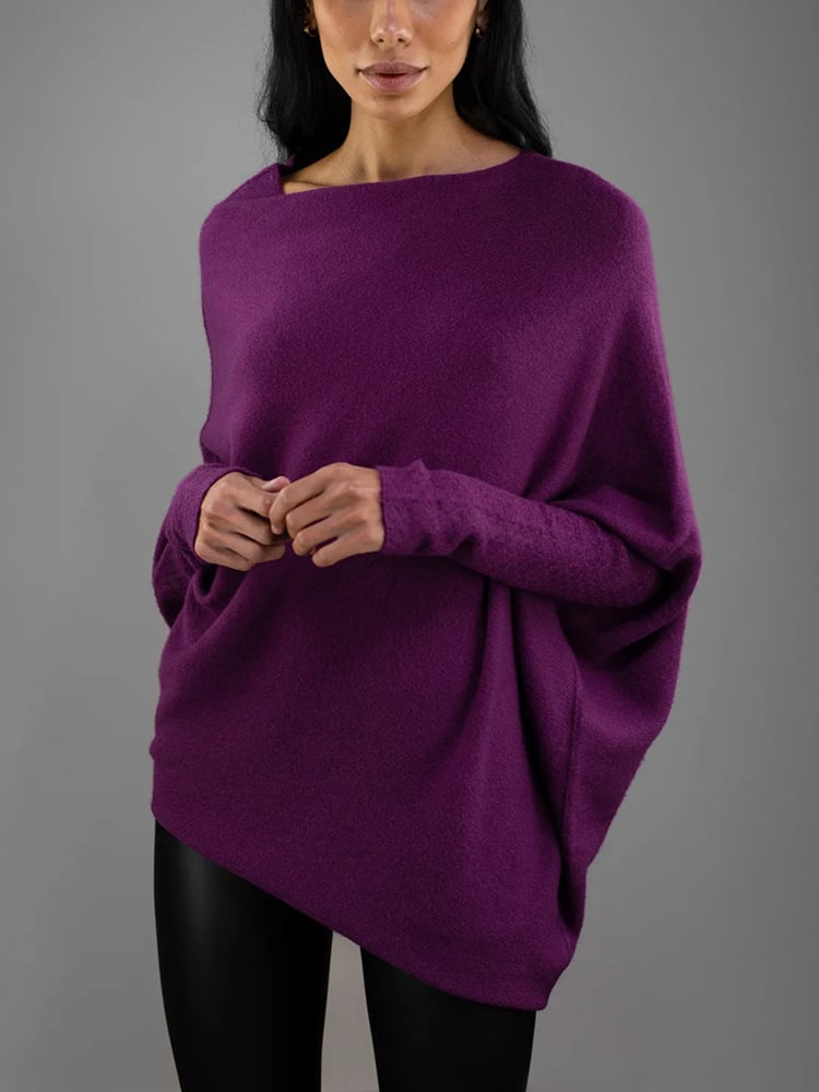 Frina - Stijlvolle Off Shoulder Sweater met subtiele eveals