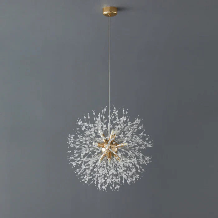 StarAura - Kristallen LED Hanglamp met Paardenbloem Geïnspireerd