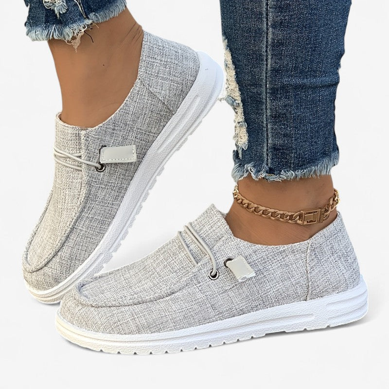 Sarah - Sneakers met Ronde Neus en Vetersluiting