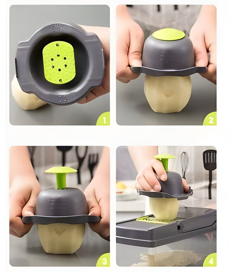 SlicePro - Multifunctionele groentesnijder voor moeiteloos en nauwkeurig snijden