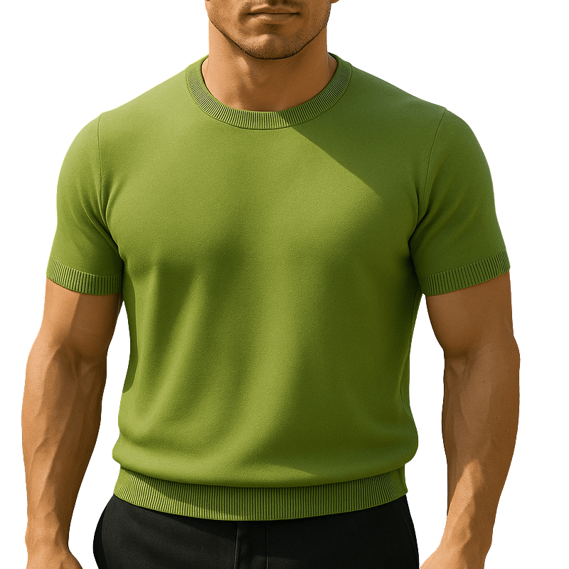 Joseph – T-shirt met korte mouwen en ronde hals losse pasvorm