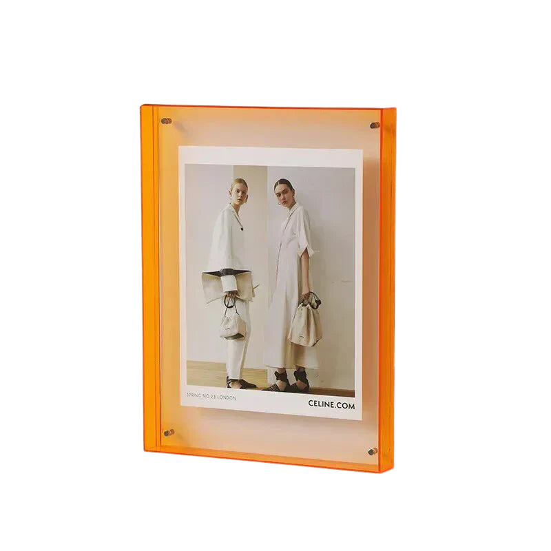 ClearVue – Transparant Zwevend Fotoframe met Modern Randloos Design