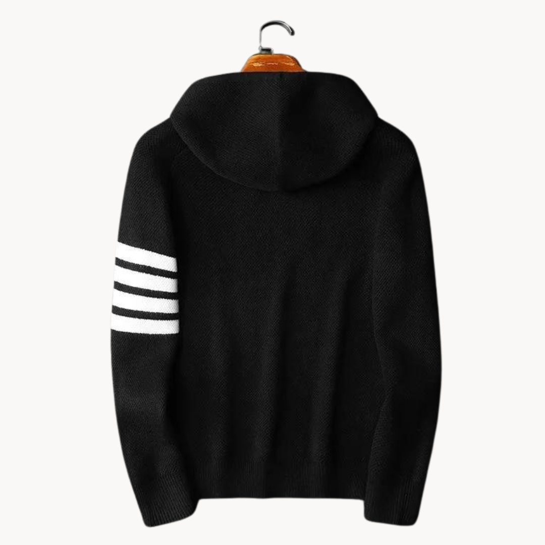 Emery - Knusse Hoodie met verstelbare capuchon met trekkoord en geribde manchetten