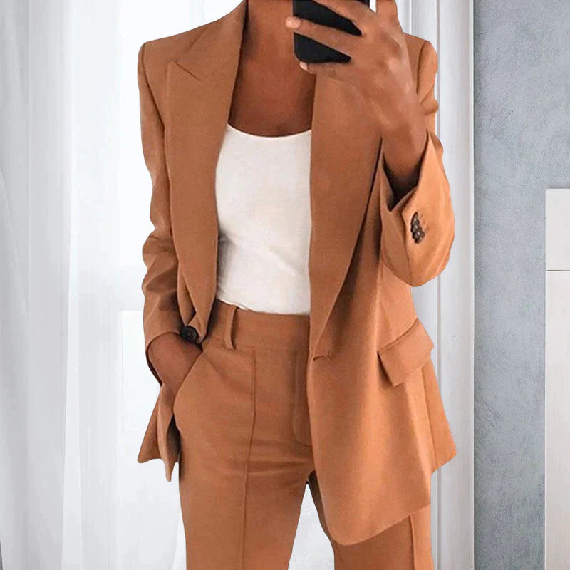 Natalie - Zakelijke Blazer En Broek