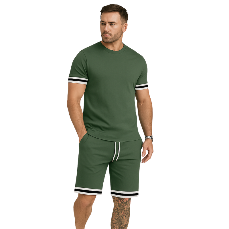 Albert – 2 Delige set met T-shirt met korte mouwen en korte broek