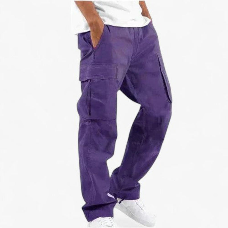 Leo - Elegante ladingbroek met zijzakken en getailleerde pasvorm
