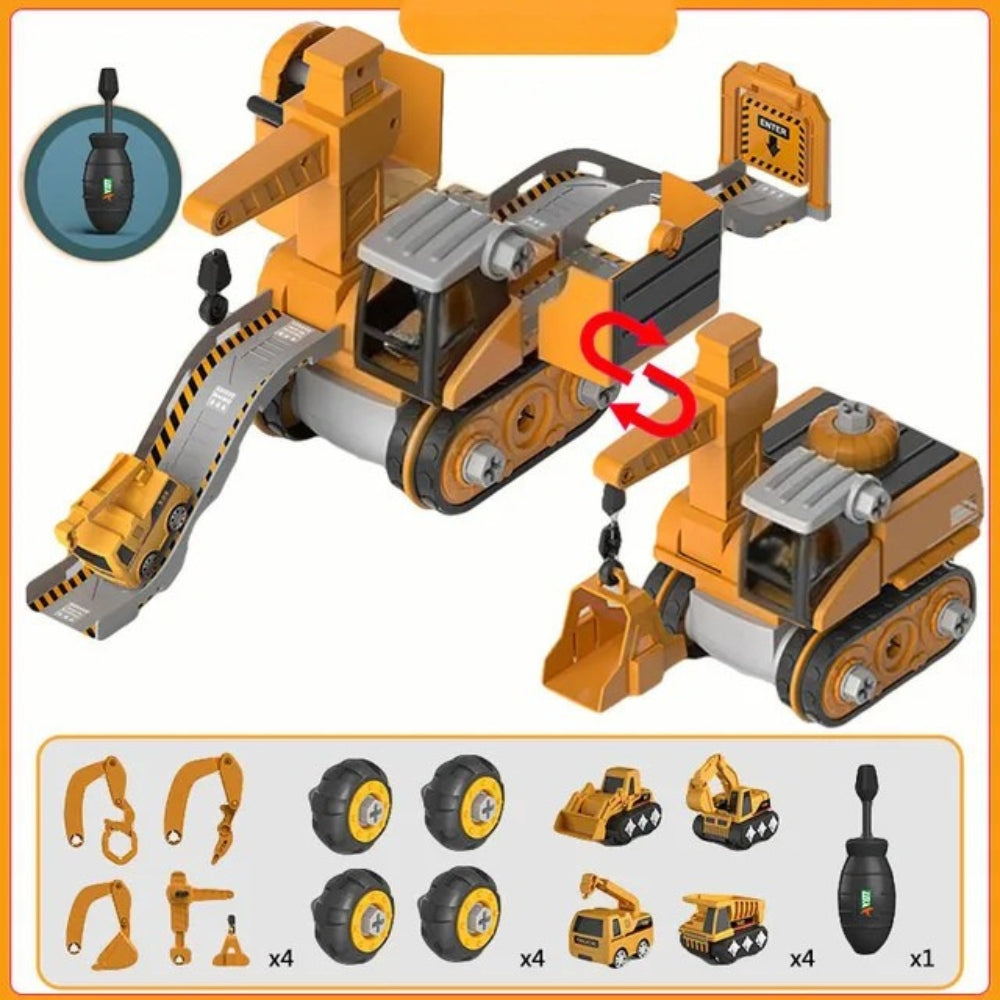 GearWise – Bouwbare voertuigset met gereedschap en onderdelen voor interactief technisch spel