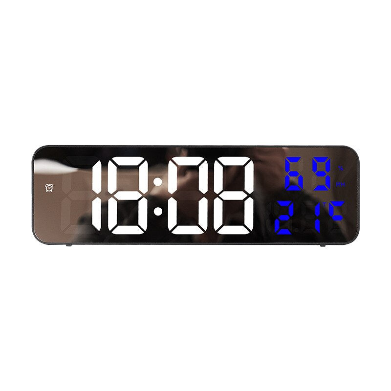 NovaClock - Moderne digitale wandklok met milieudisplay