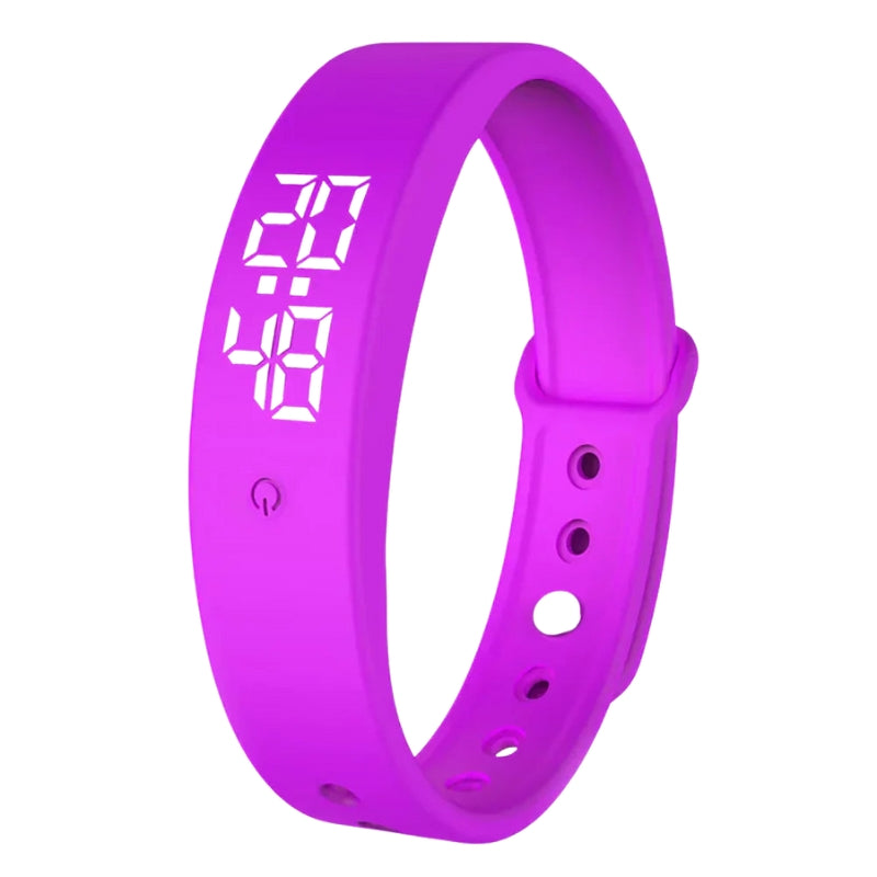 PulseTrack – Smartwatch met Trilalarmen en Helder LED Display
