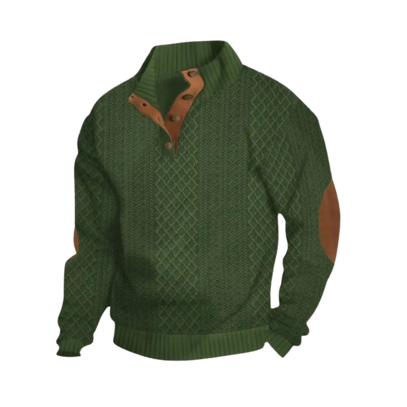 Samuel – Trui met lange mouwen en knoopdetails