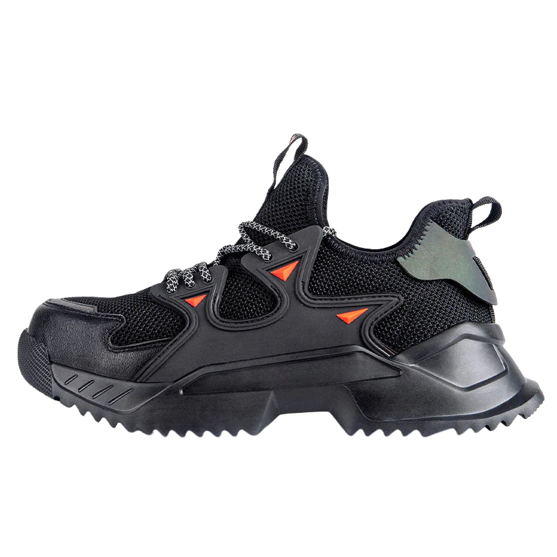 Henry - Schoenen met stalen neus, antislipzool en vetersluiting