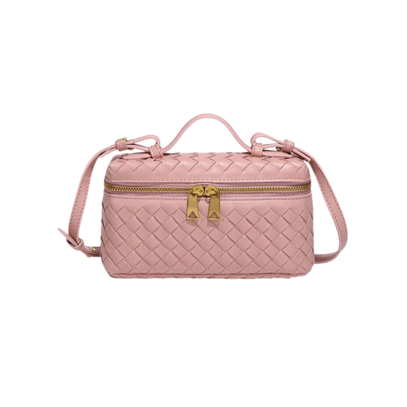 Clara – Gewatteerde leren crossbodytas met verstelbare riem