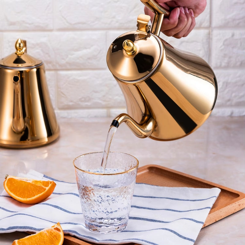 QuickPure - Roestvrijstalen Inductie Ketel met Ingebouwd Filter