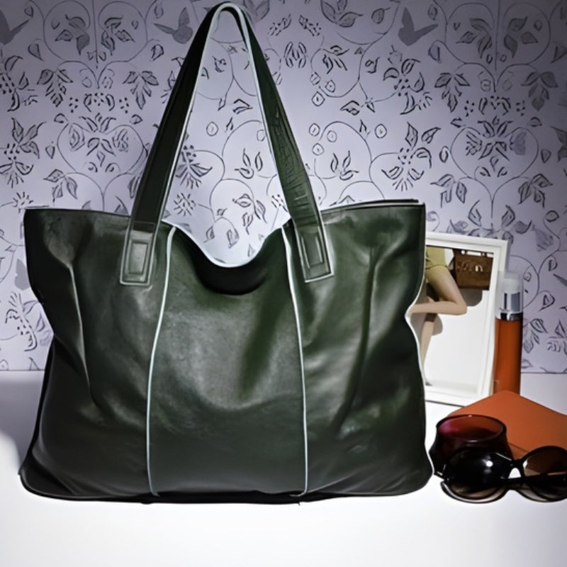 Caroline – Schoudertas met ritssluiting en bovenhandvatten