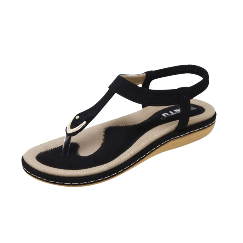 Giselle – Sandalen met Platte Zool en Verstelbaar Bandje