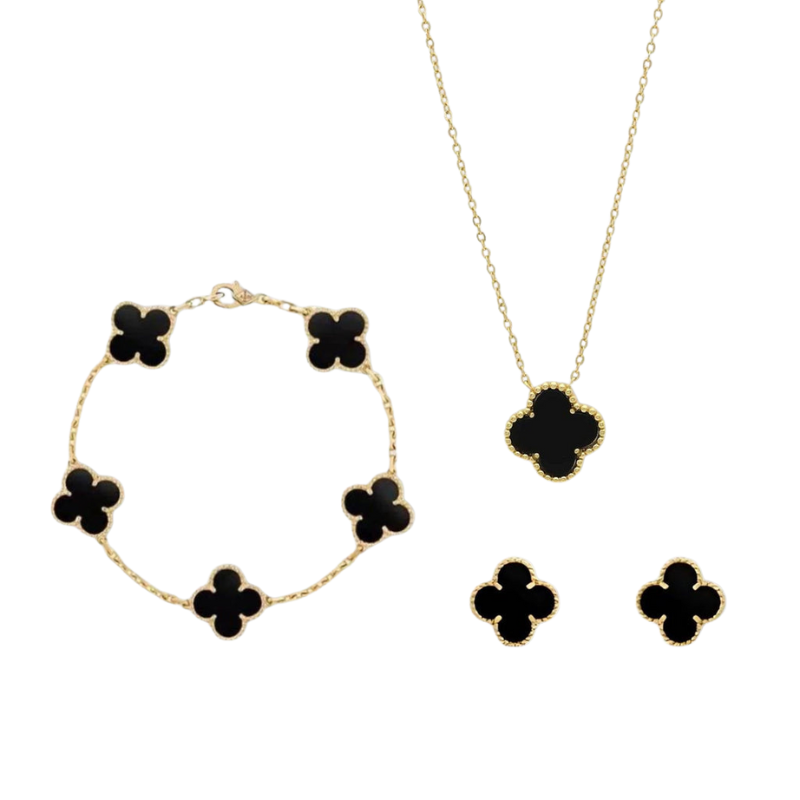 Veloria – Luxe Sieradenset met Ketting, Armband en Oorbellen