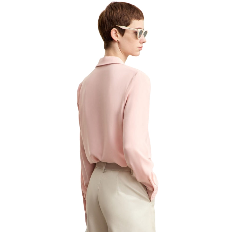 Hannah - Blouse met losse pasvorm en reverskraag
