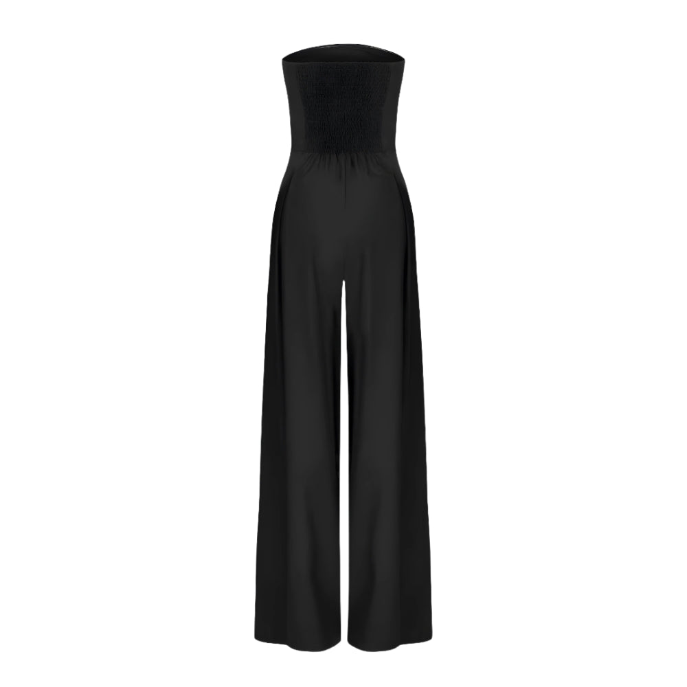 Claire - Wijde Jumpsuit Zonder Mouwen met Zijzakken