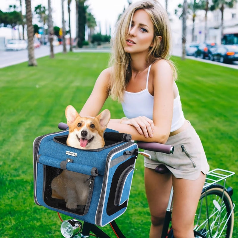 TravelBuddy – Huisdierentas met verstelbare ventilatie en meerdere ritsen