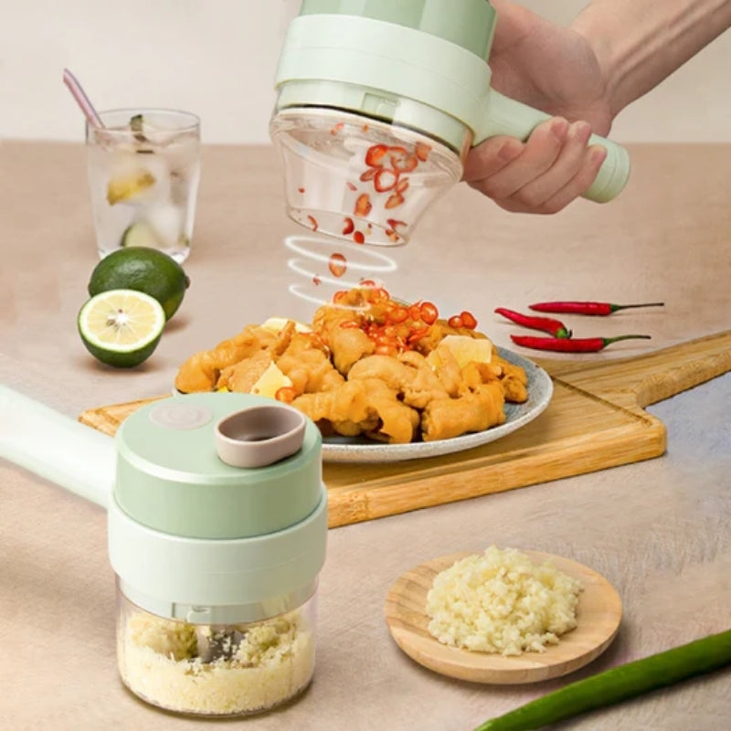 ChopMaster - Elektrische groentesnijder met USB-oplaadbaar en draadloos ontwerp