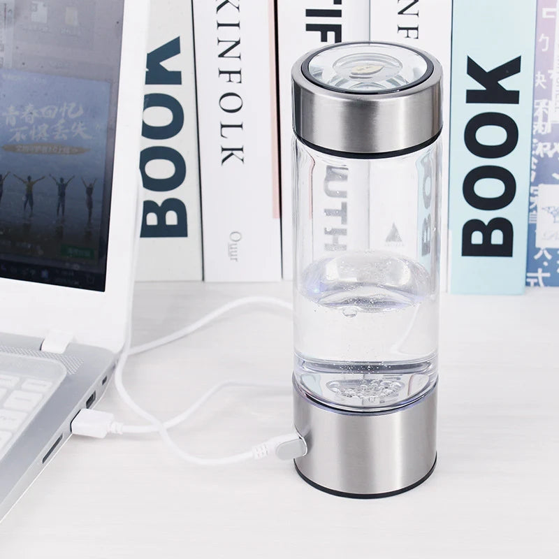 HydroBoost - Draagbare 420ml Waterfles Rijk aan Waterstof