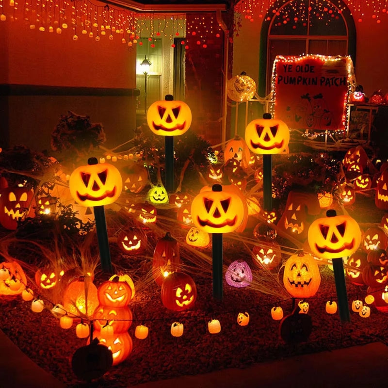 PumpkinGlow - Zonne Energie Halloween Lichten Set voor Buiten Decoratie