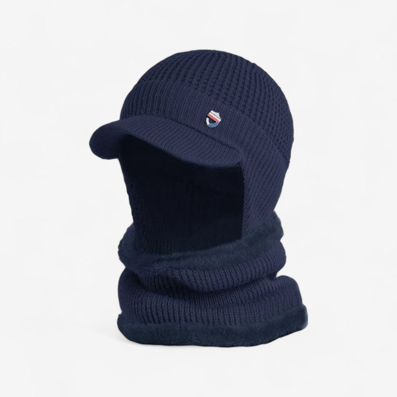 Hugo - Beanie en Sjaal Set met Oorbedekkend Ontwerp