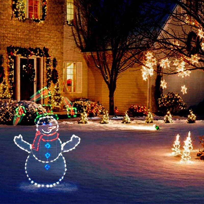 WinterJoy - Sneeuwballengevecht LED-decoratie voor een speelse kerstsfeer