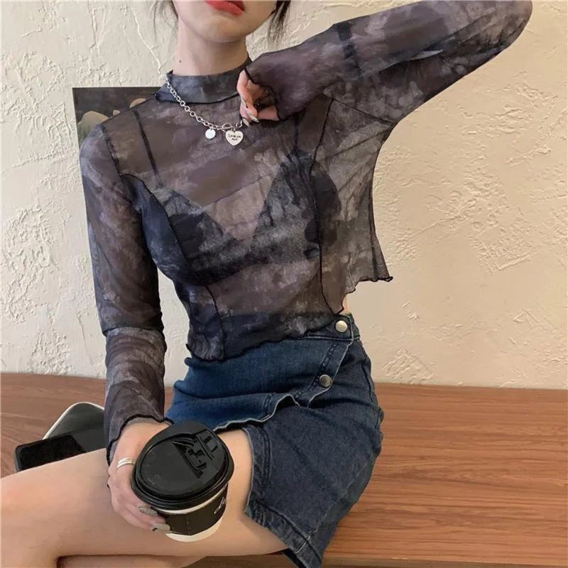 Alina - Stijlvolle top met lange mouwen en comfortabele pasvorm