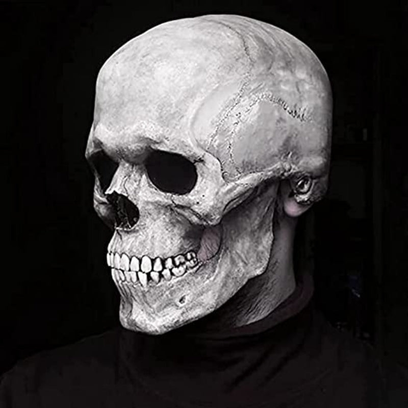 SkullMask - Integraal latex kostuummasker met heldere ogen voor seizoensgebonden gebruik