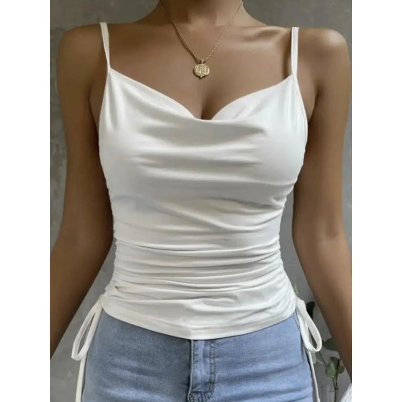 Ella – Stijlvol tanktopje met verstelbare bandjes en relaxte pasvorm