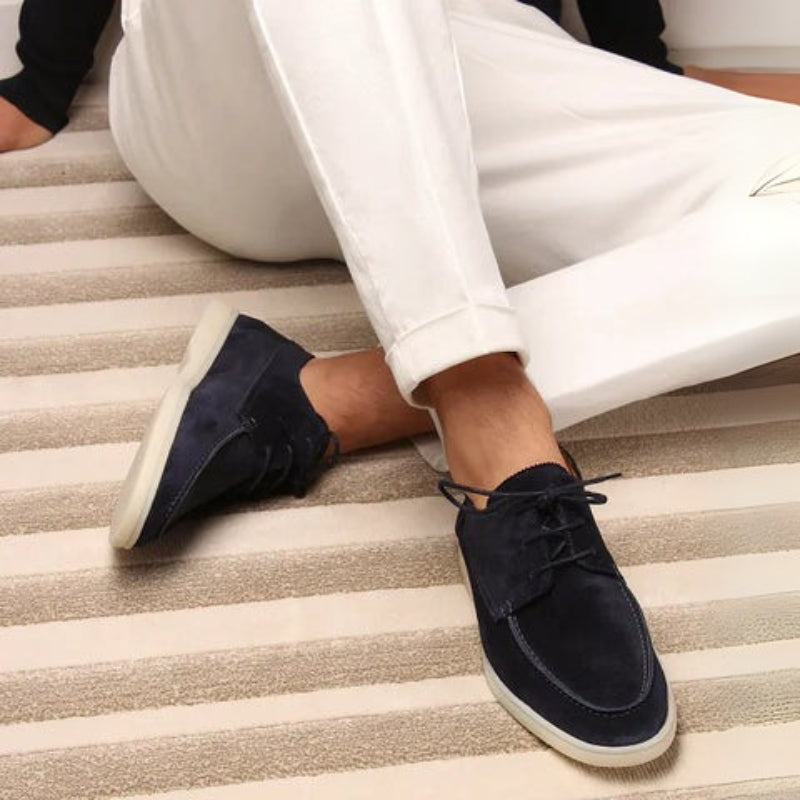 Ethan - Casual Loafers met Lichtgewicht Zool en Vetersluiting