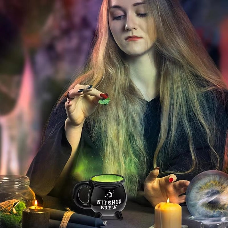 SpookySips - Cauldron Keramische Mok voor Halloween en Themed Feestjes
