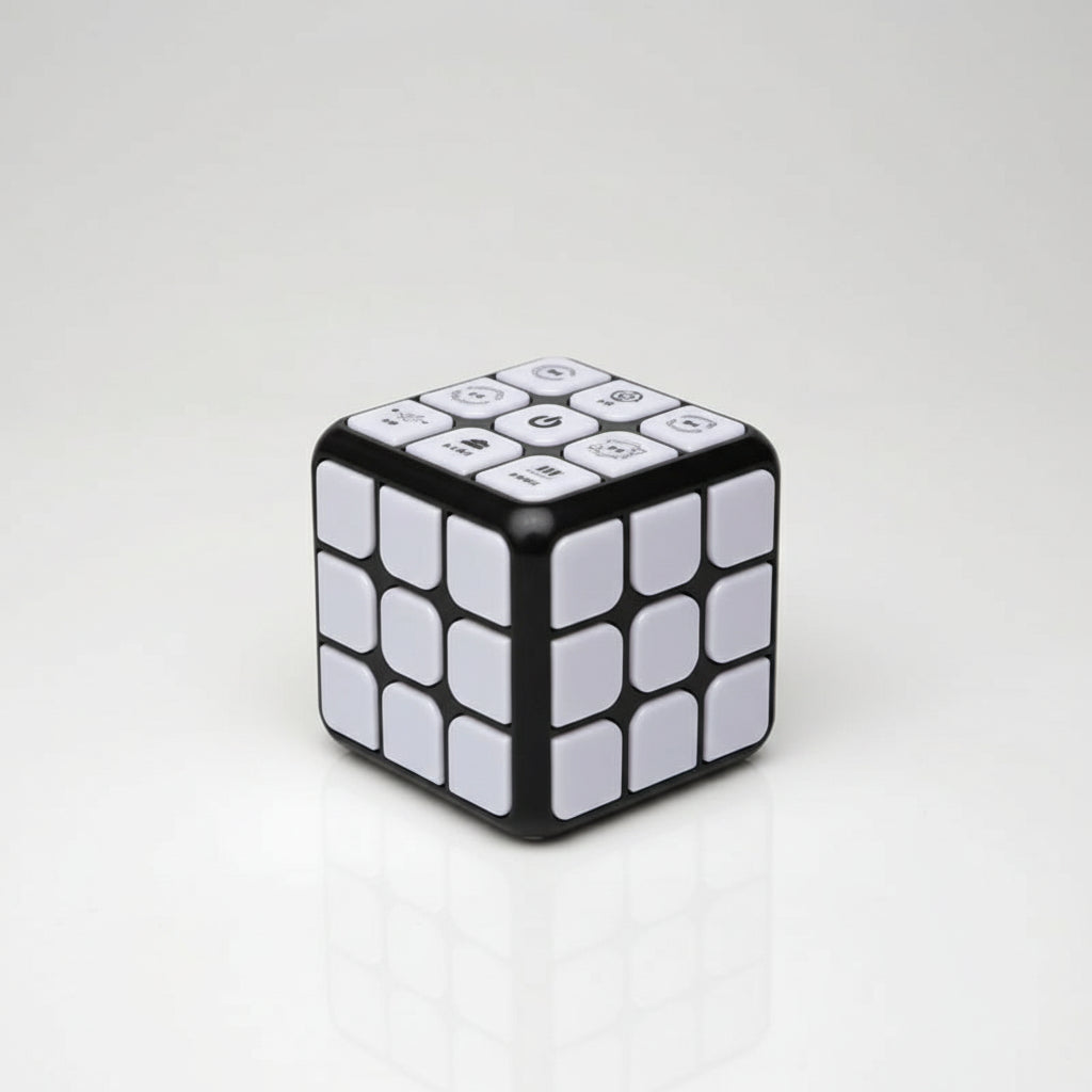 MindCube – Moderne Puzzelkubus met Klassiek Ontwerp